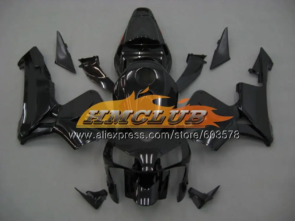 Литые изделия для Honda CBR 600RR 600F5 CBR600 RR 2003 2004 72CL. 84 CBR600RR CBR600F5 CBR 600 RR F5 03 04 OEM стиральная машина с черным серебро обтекатели - Цвет: No. 3