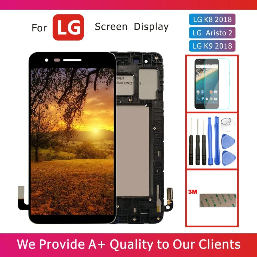 Тестирование 5 0 &quotЖК-дисплей Дисплей для LG K8 2018 Aristo 2 ЖК-дисплей с кодирующий