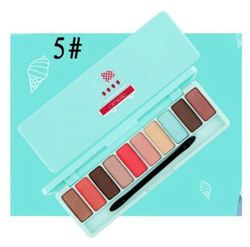 Makeup Luminous Eyeshadow Palette 10 Colors Matte Glitter EyeShadow Diamond Shimmer Eye Primer Eye Shadow