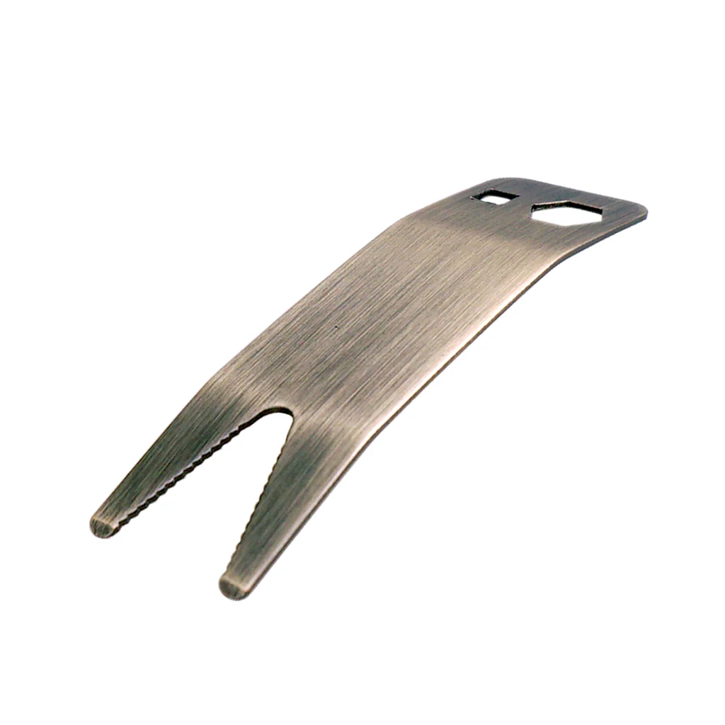 Guitar Bass Stainless Steel Multi-Tool Spanner Wrench For Guitar Knob Tuner