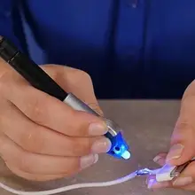 Fix Pen сварка 5 секунд быстрая фиксация УФ-светильник ремонт ручка Набор инструментов соединение супер питание жидкий пластик Dip сварка