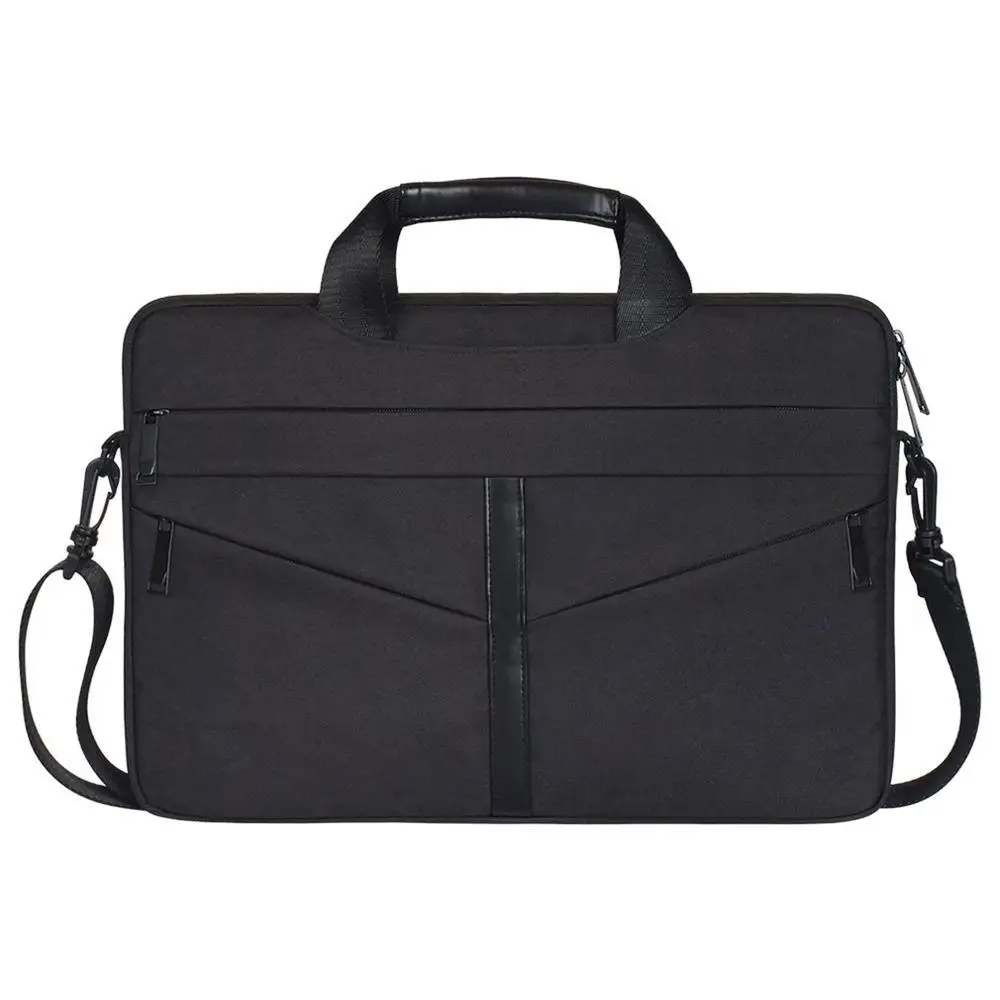 

Fashion Solid Color Business Style Laptop Notebook Sleeve Case Carry Bag Shockproof Handbag Suitable For Macbook