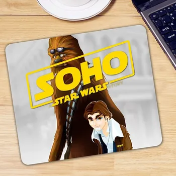 

Han Solo Star Wars Anti-slip Rubber PC Computer Gamer Mousepad Desk Keyboard Mause Mice Mat Gaming Rectangle Mouse Pad