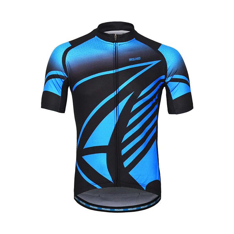 Arsuxeo Summer Wicking Breathable Quick Dry Short sleeve Cycling
