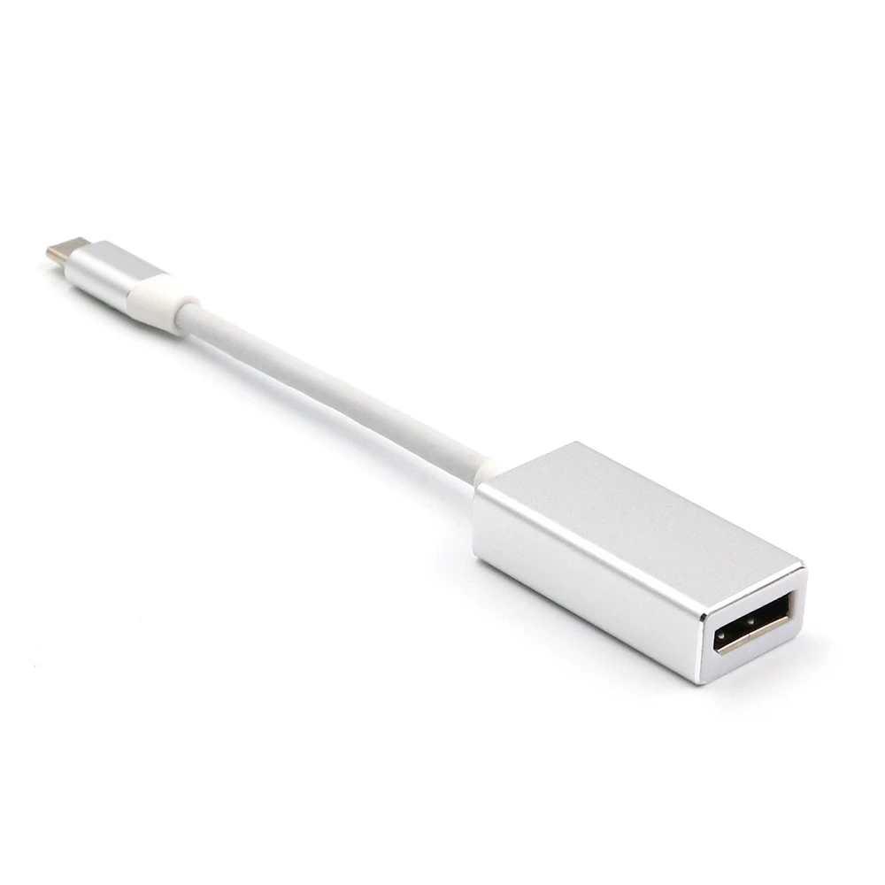 1Pc Adapters USB 3.1 Type C To 4K Mini DP DisplayPort Female Type-c Adapter Cable For Macbook Mobile Phone Accessories& Parts