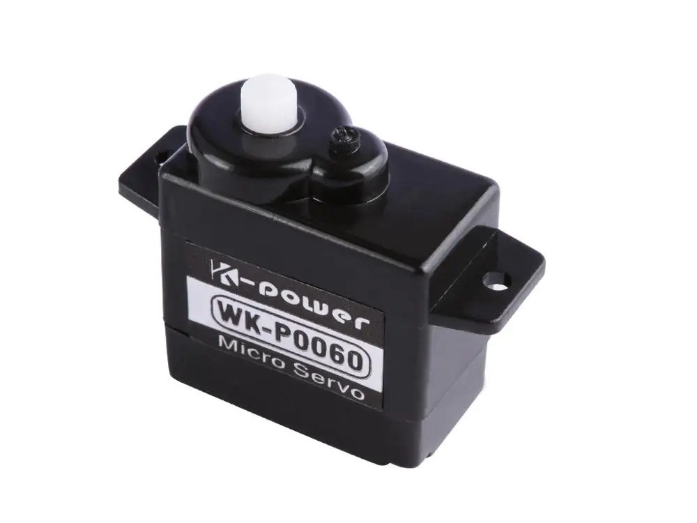 10 шт. K-power P0060 6G 1,2 кг/0.09Sec пластмассовая Шестерня без сердечника мотор сервопривод Мини/микро Аналоговый сервопривод для RC самолета вертолета