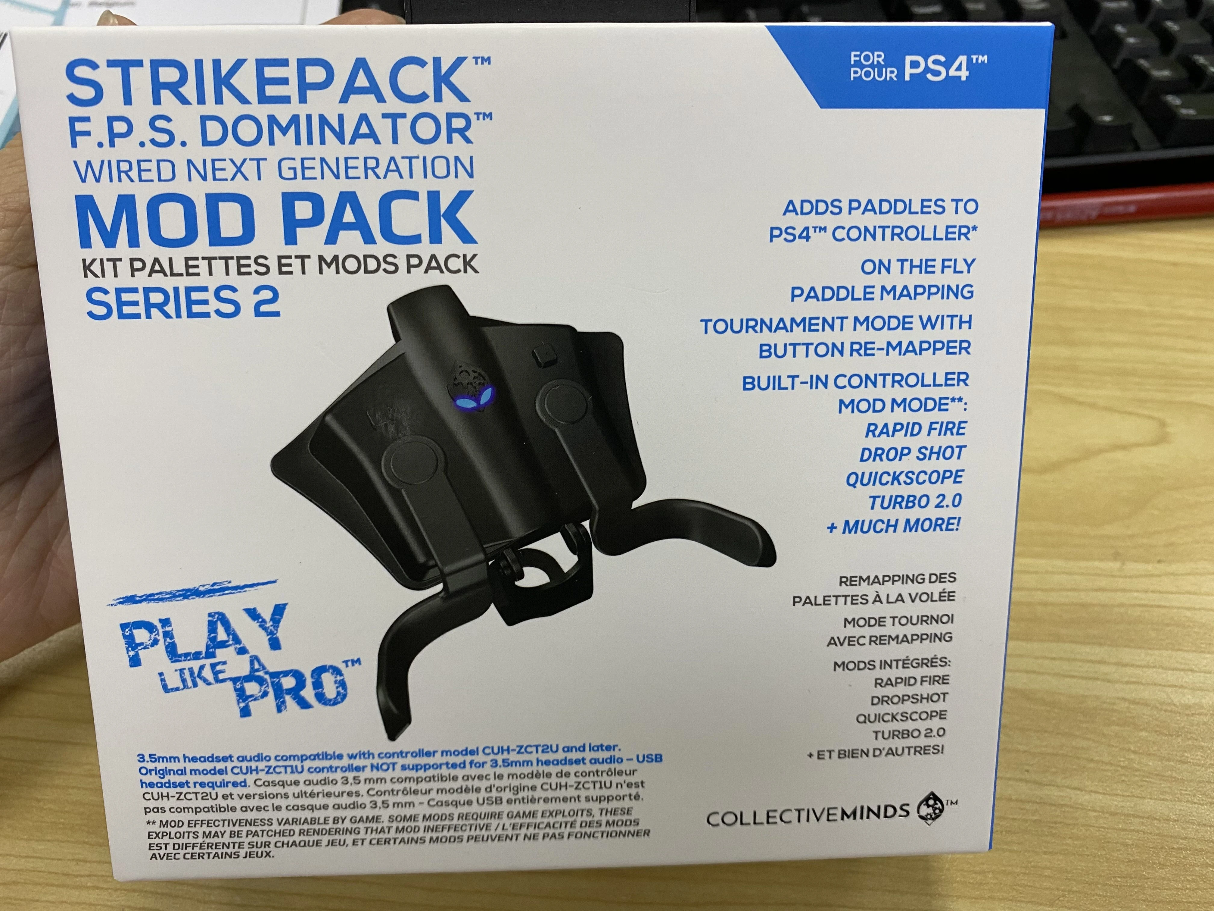2 unidades para PS4 Collective Minds Strike Pack, portátil, F.P.S. Adaptador Dominator con MODS y paletas para mando de Dualshock y piezas de reemplazo| - AliExpress