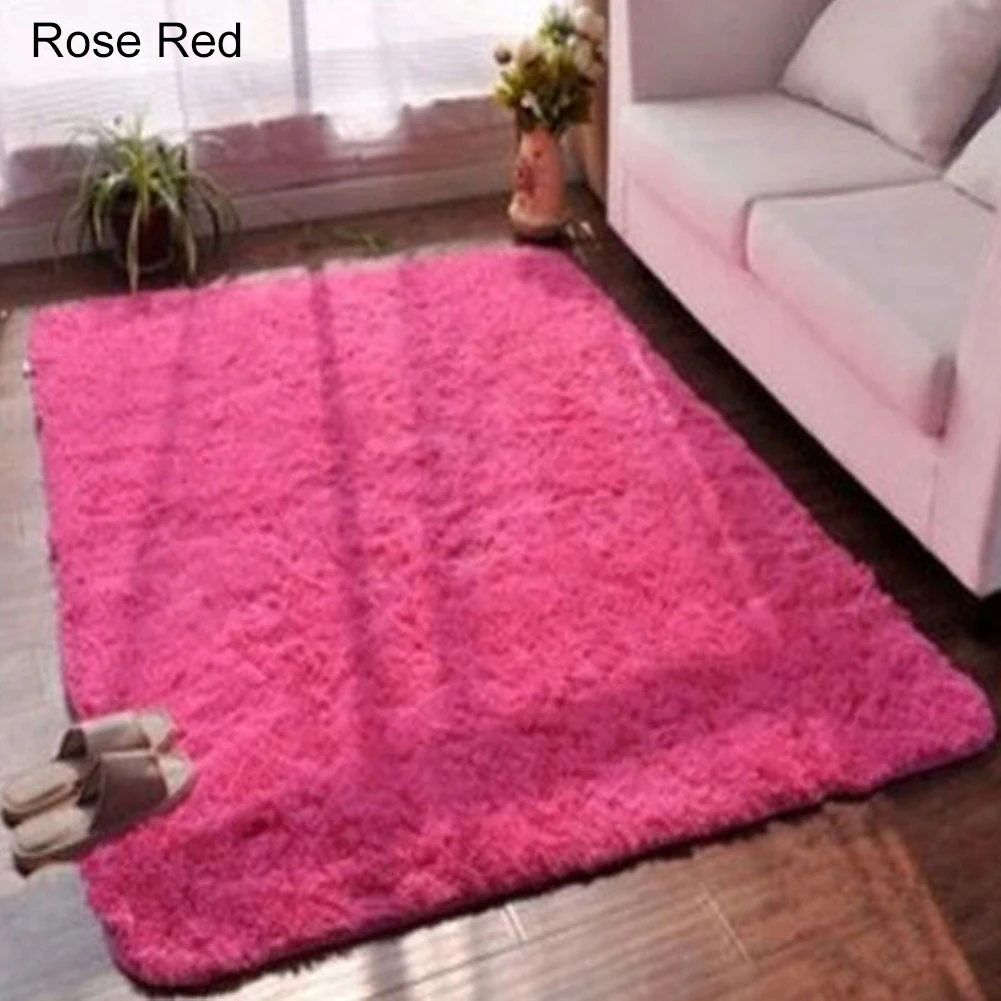 1pc Floor Carpet Mat Soft Anti-Skid Rug Rectangle Area Rug For Home Living Room Bedroom Home Garden