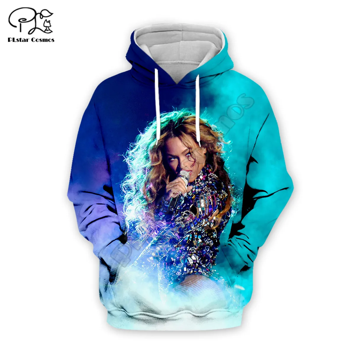 Модные толстовки beyonce с супер звездами толстовка 3D принтом худи в стиле Харадзюку