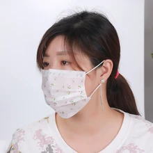 10 шт. три-Слои из нетканого материала милый Принт Маска Анти-туман маски