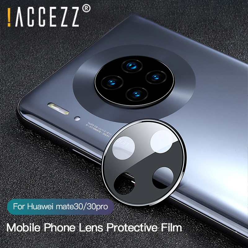 

!ACCEZZ Clear Back Camera Lens Screen Protector Tempered Glass For Huawei Mate 30 Pro HD Full Cover Protective Protection Film