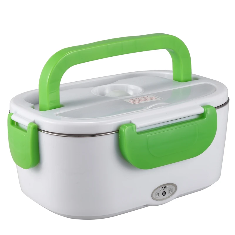 

US Plug Electric Lunch Box Insulation Self-Heating Function Food Heater Home Office Carrying