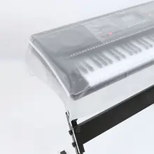 Housse de protection transparente givrée pour clavier de Piano numérique, anti-poussière, 61 76 88 touches