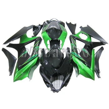 

Complete Fairings for Suzuki GSXR1000 K7 2007 2008 GSXR 1000 K7 07 08 Injection ABS Plastic Cowlings Black Green Panels New Hull
