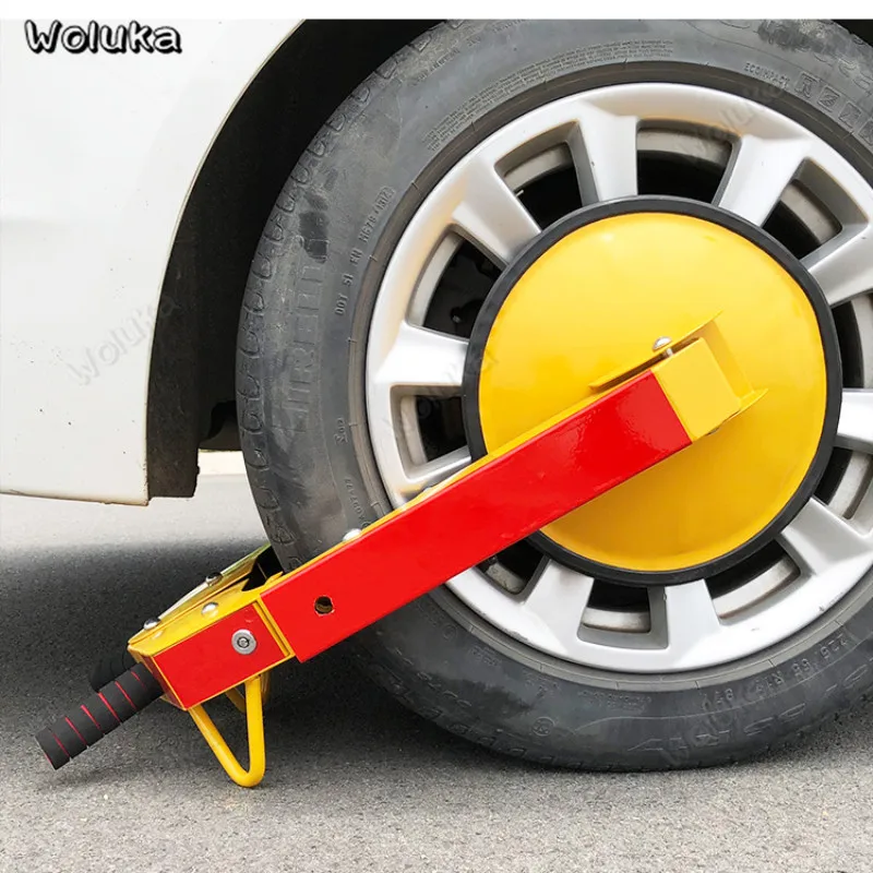 Car Tire Lock Suction Cup-type Car Wheel Lock Anti-pry Anti-breaking Thick Bearing Universal Upgraded Double Locking CD50 Q01