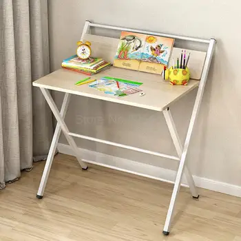 

Simple Computer Desk Desktop Folding Table Secretary Bedroom Student Desk Is Contracted And Contemporary Household Small Ta