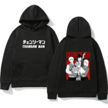 

Chainsaw Man Anime Cosplay Sweatshirts Denji Aki Power Print Hoodie Men Women College Teen Manga Fashion Pullover Fleece Hoodies