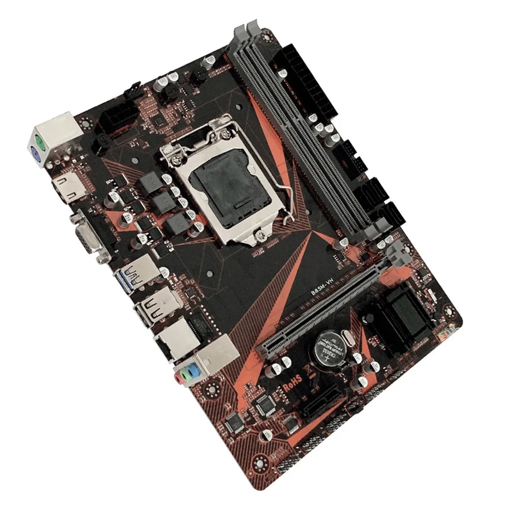 B85M VH HDMI аксессуары LGA 1150 16G DDR3 высокоскоростной PCI e офисный компьютер