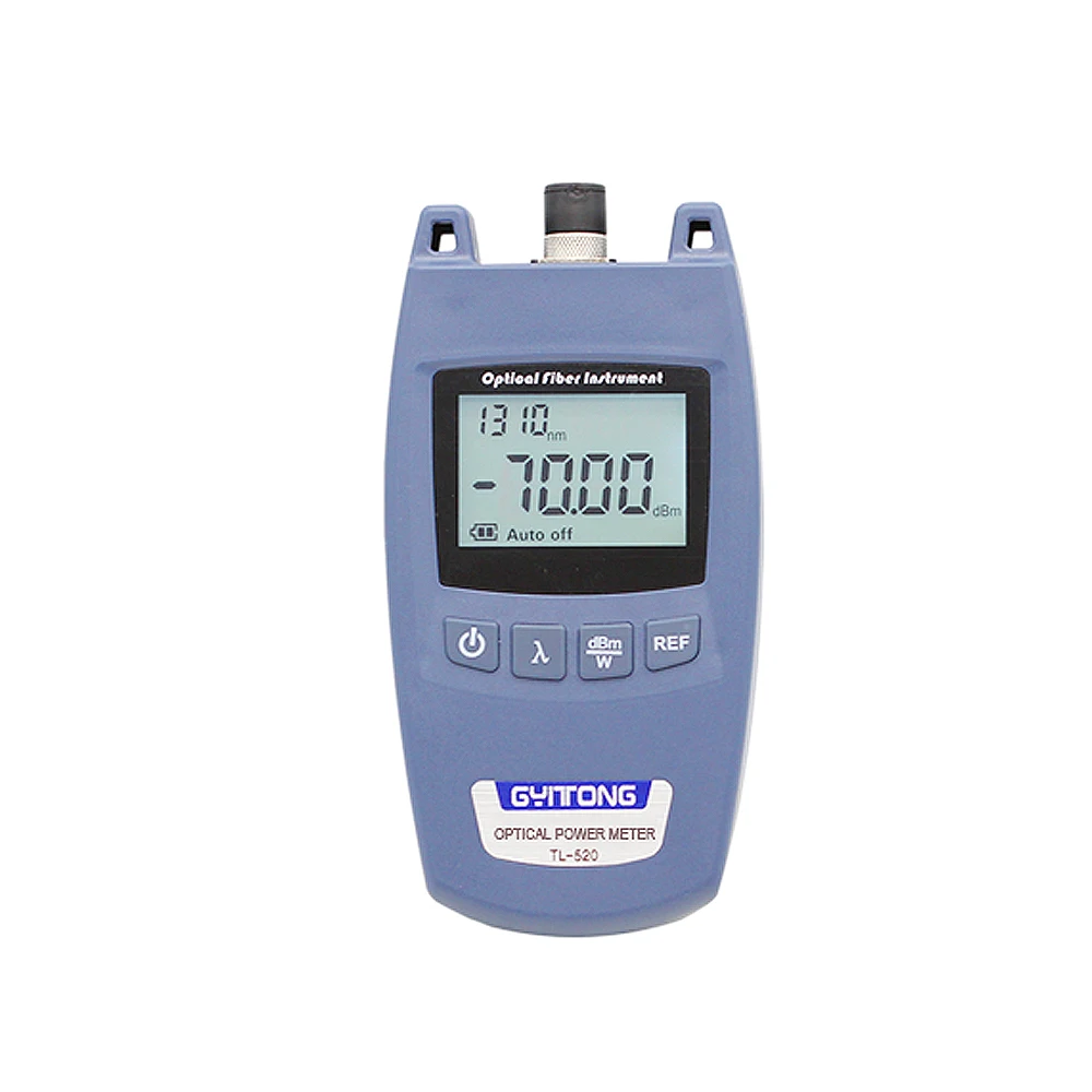 

TL-520 Handheld Optical Power Meter Universal Connector Fiber Light Decay Testers Machine Fiber Optic Cable Tester Locator