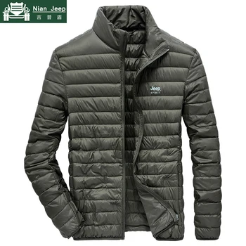 

Brand High Quality Casual Ultralight Down Jacket Men Autumn Winter Warm Coat Men's White Duck Down Jacket Male Windproof Parka