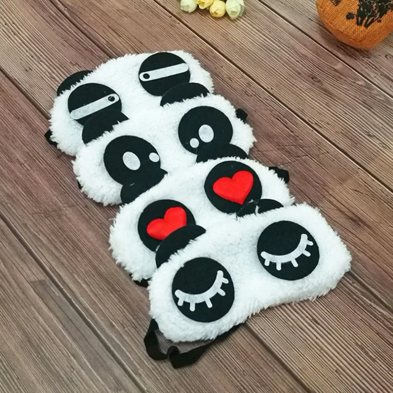 

Cute Creative Panda Eye Patch Shade Protection Grizzly Sleep Cartoon Soft Eye Patch Wholesale