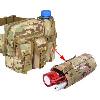 

Tactics Sport Bags Cover 2L Portable Water Bottle Pouch Camping Kettle Bags For Backpack Vest Belt Travel Cycling Hiking Tool