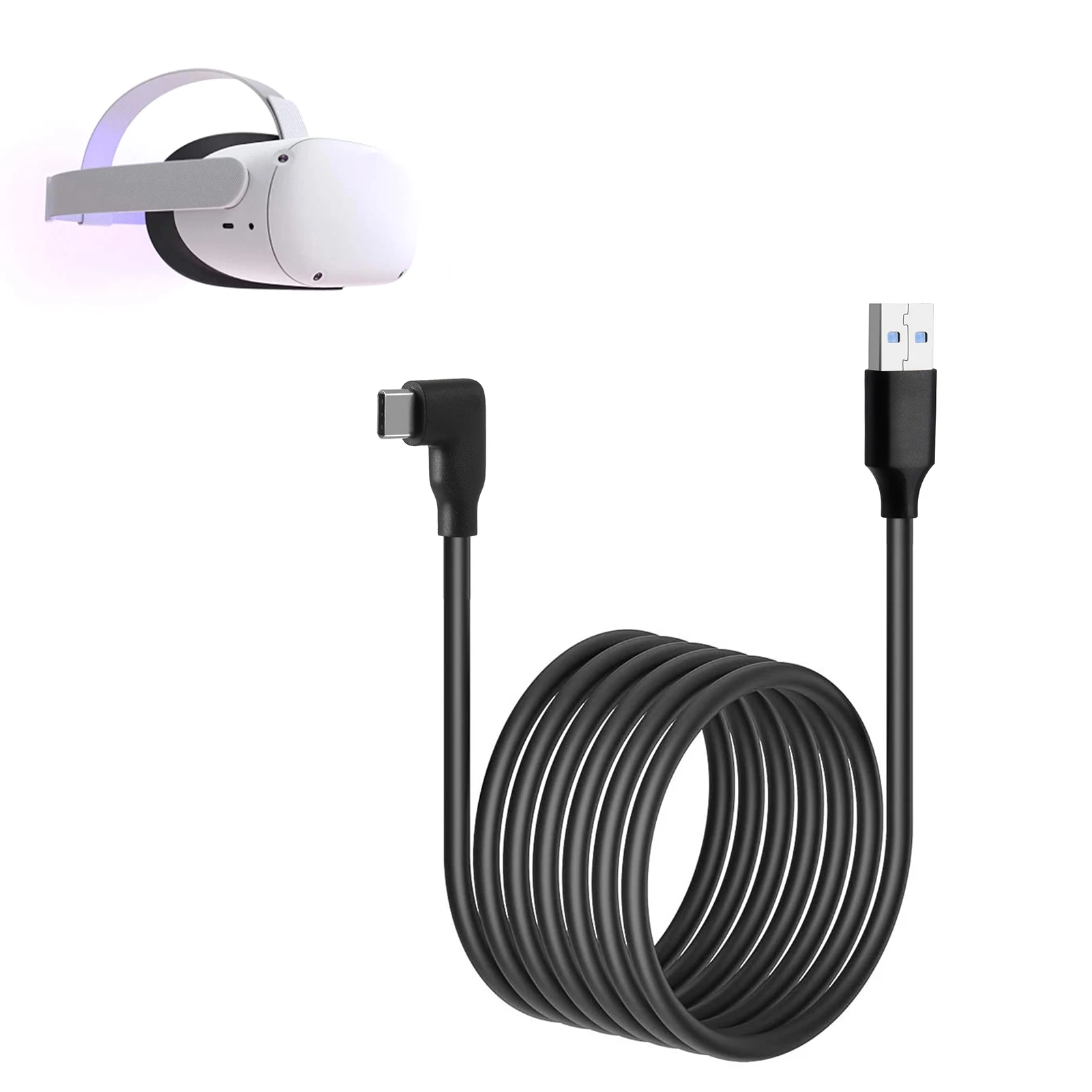 Precio Especial Cable de carga de línea de datos, 5G, 3M/5M, para Oculus Quest 2/Quest Link VR, USB-A de transferencia de datos tipo C, USB 3,0 Myw5eQ7gnwp