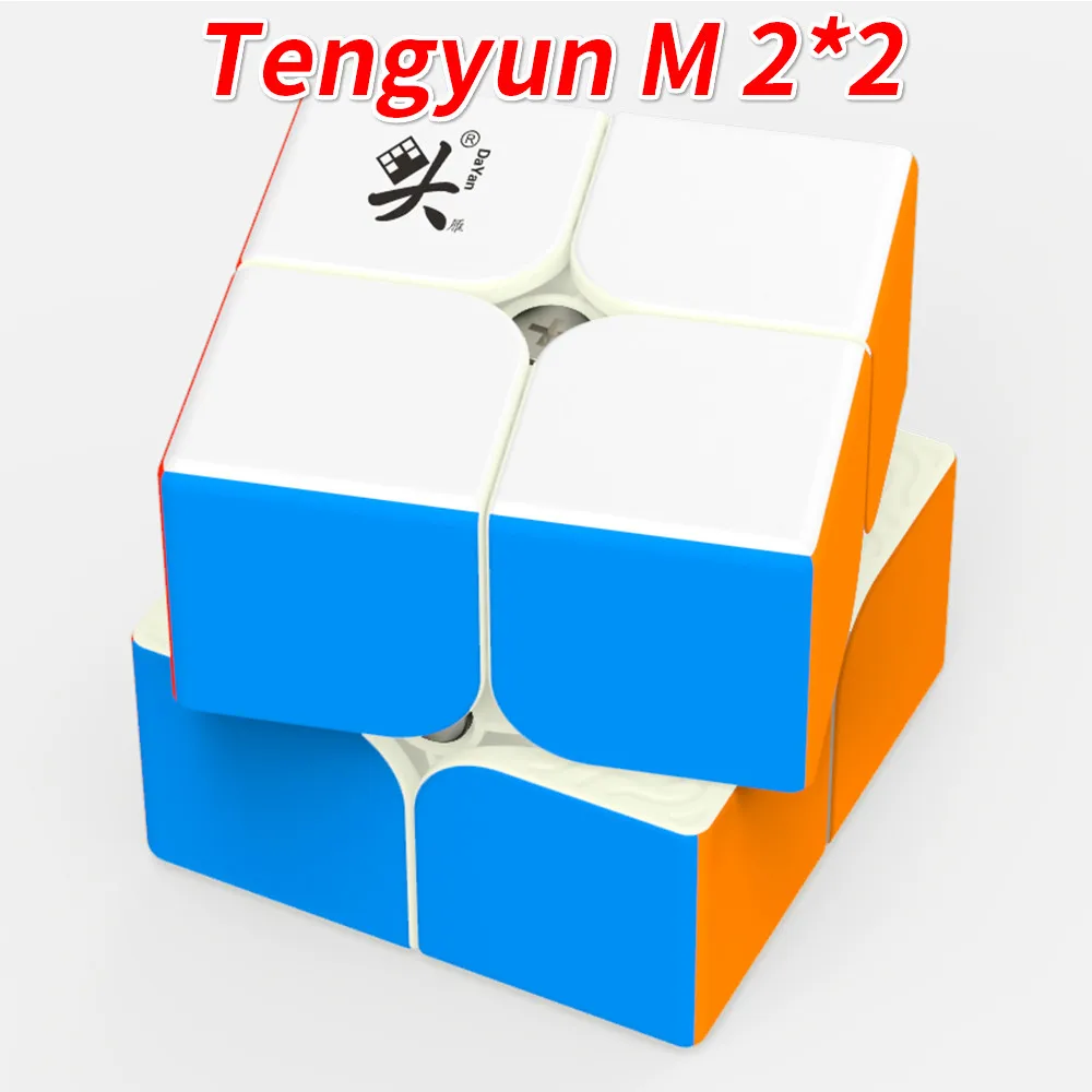 DaYan 2x2x2 TengYun M Магнитный магический куб 2x2 cubo magico развивающие игрушки Чемпион конкурс Профессиональный Кубик Рубика игрушки