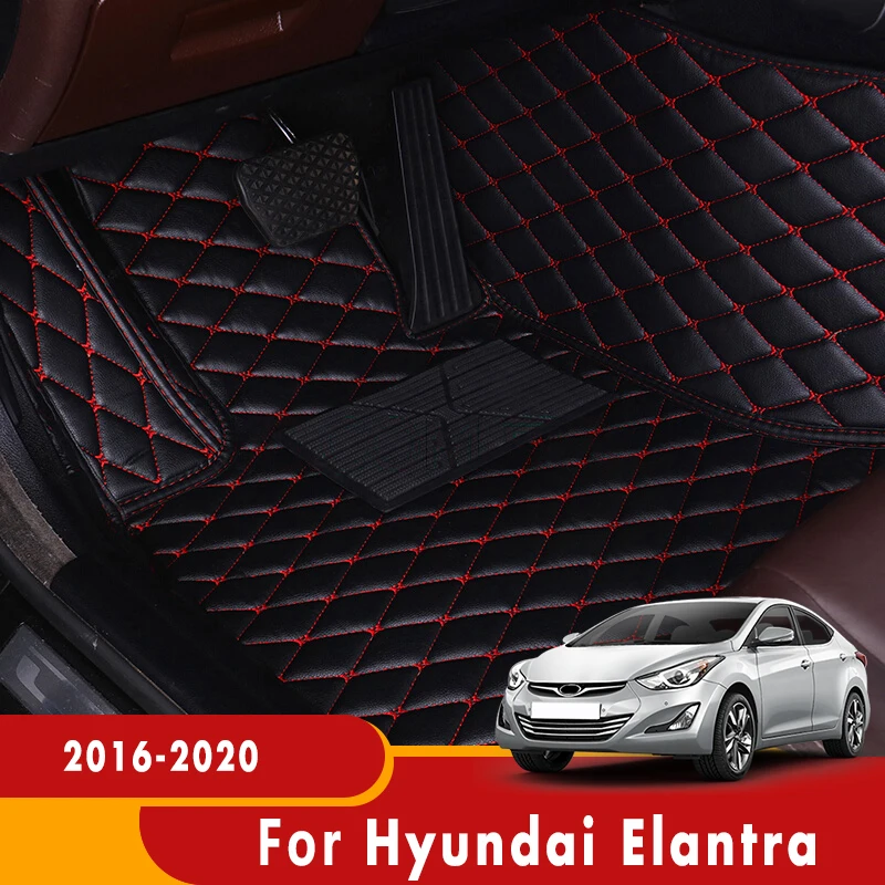 Автомобильные коврики для Hyundai Elantra 2020 2019 2018 2017 2016 ног автозапчасти Стайлинг