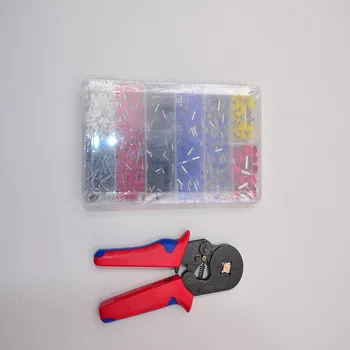 

Brand New Crimper Plier Set 0.25-10mm 2 Self-adjustable Ratchat Wire Crimping Tool with 1200 Wire Terminal Crimp Connecto