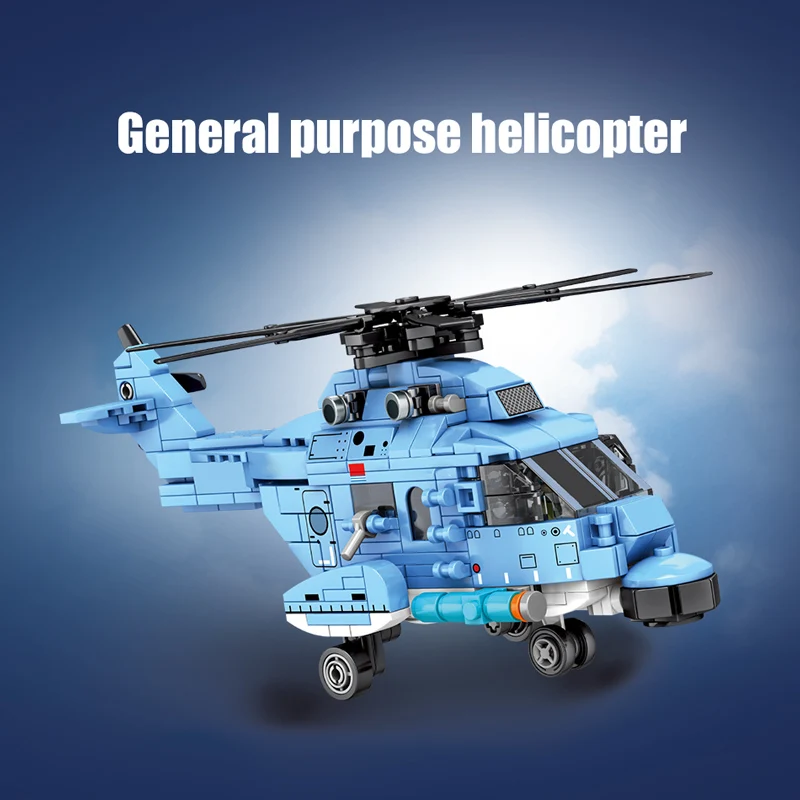 Building Toys Sets Packs 908pcs Type 18 Purpose Helicopter Building Blocks Bricks Figure Toy Model Toys Hobbies - laser cut roblox helicopter model