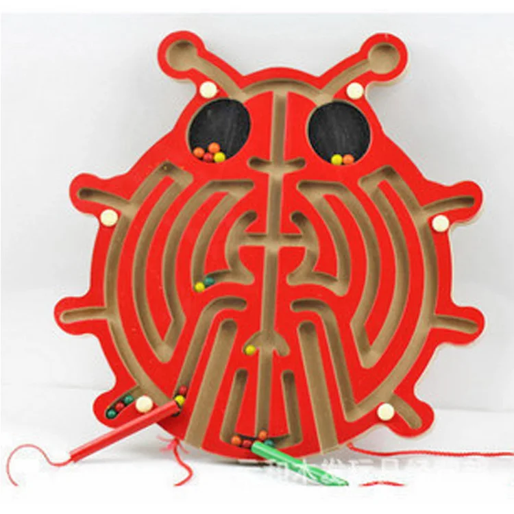 Anisopliae магнитная ручка с лабиринтом детские развивающие Магнитные деревянные игрушки родитель и детская игра игрушка поколение жира