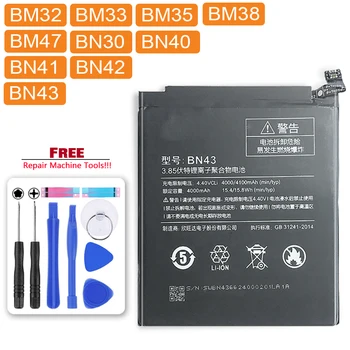 

For Xiaomi Redmi Note 4 4X/ Redmi 4 4X 4A 4 Pro 3 3S 3X/ mi 4 4i 4C 4S Battery BM32 BM33 BM35 BM38 BM47 BN30 BN40 BN41 BN42 BN43