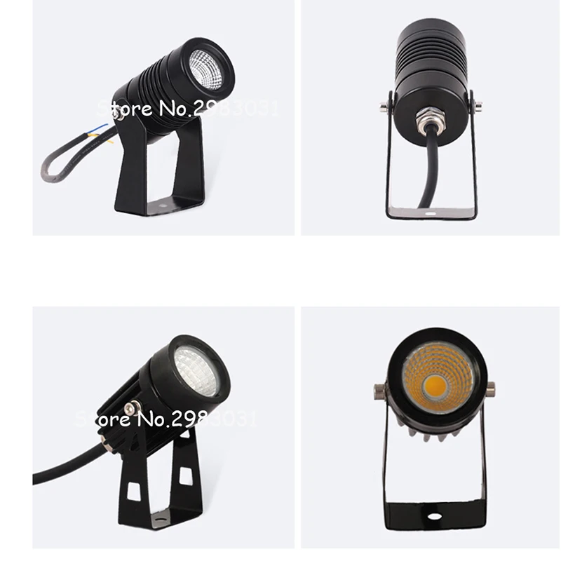 1W 3W 5W Outdoor Garden Landscape Light 220V 110V 12V LED Lawn Lamp COB Waterproof Lighting Led Light Garden Path Spotlights 6