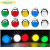 Free shipping 8pcs led arcade button kit luminescent silver 12v 33mm button for arcade jamma pandora box enclosure ► Photo 1/6