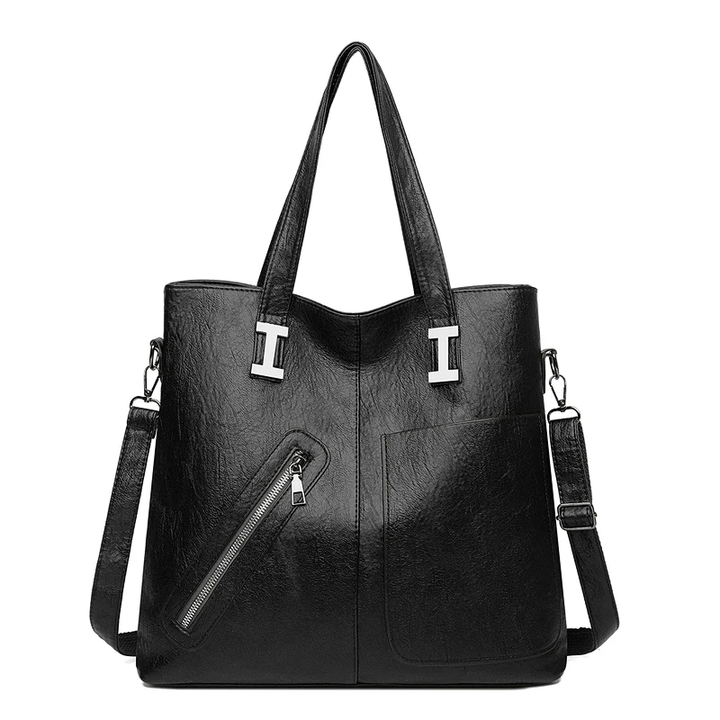 Luxury Handbags Designer Letter Pu Leather Women Shoulder Bags High Capacity Ladies Crossbody Bag Fashion Casual Female Tote Bag