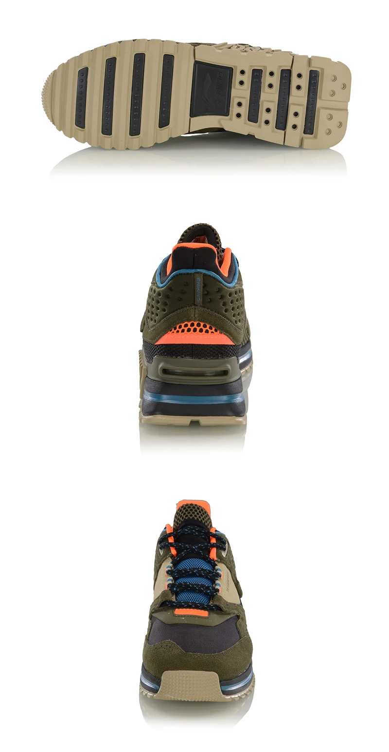 Li-Ning/Мужская обувь; 001 T1000; зимняя стильная обувь для образа жизни; спортивная обувь с подкладкой в стиле ретро; удобные кроссовки; AGLP079 YXB331