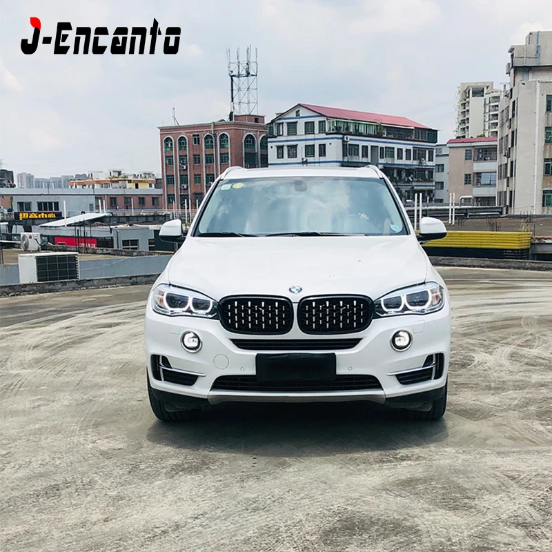 Пара Передняя решетка для почек для BMW X5 F15 X6 F16- Алмазная решетка Метеор стиль передний бампер Стайлинг автомобильной решетки