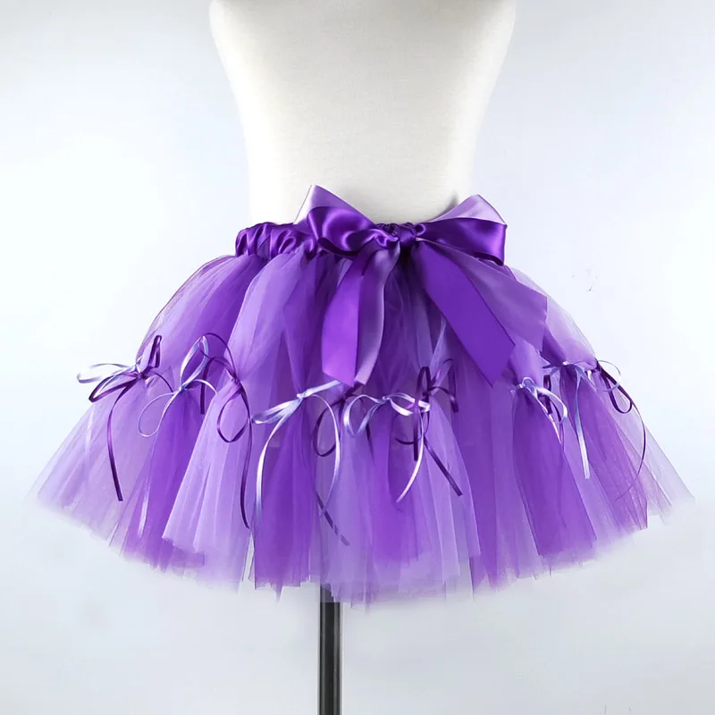 Drop shipping Pink Baby Girls Tutu Skirts Fluffy Children Ballet Kids Pettiskirt Girl Princess Candy Tulle Party USA Dance Skirt