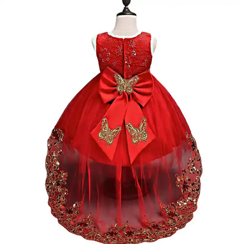 red color dress for baby girl