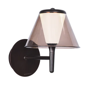 

Indoor Coffee Color Nordic Classic Acrylic Shape Led Lighting Bed Side Bedroom Wall Lamp Luminaire Suspendu lustre pendente