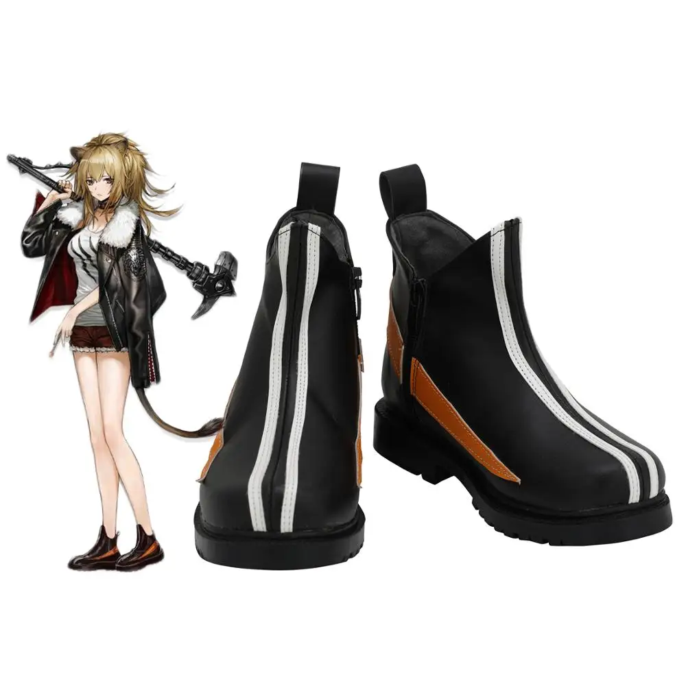 

Черные ботинки для косплея arrycerbayao, изготовленные на заказ, любого размера