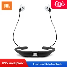 JBL Reflect Fit шейный беспроводной Bluetooth спортивные наушники сердечный ритм напоминание о звонке глубокий бас наушники с микрофоном наушники