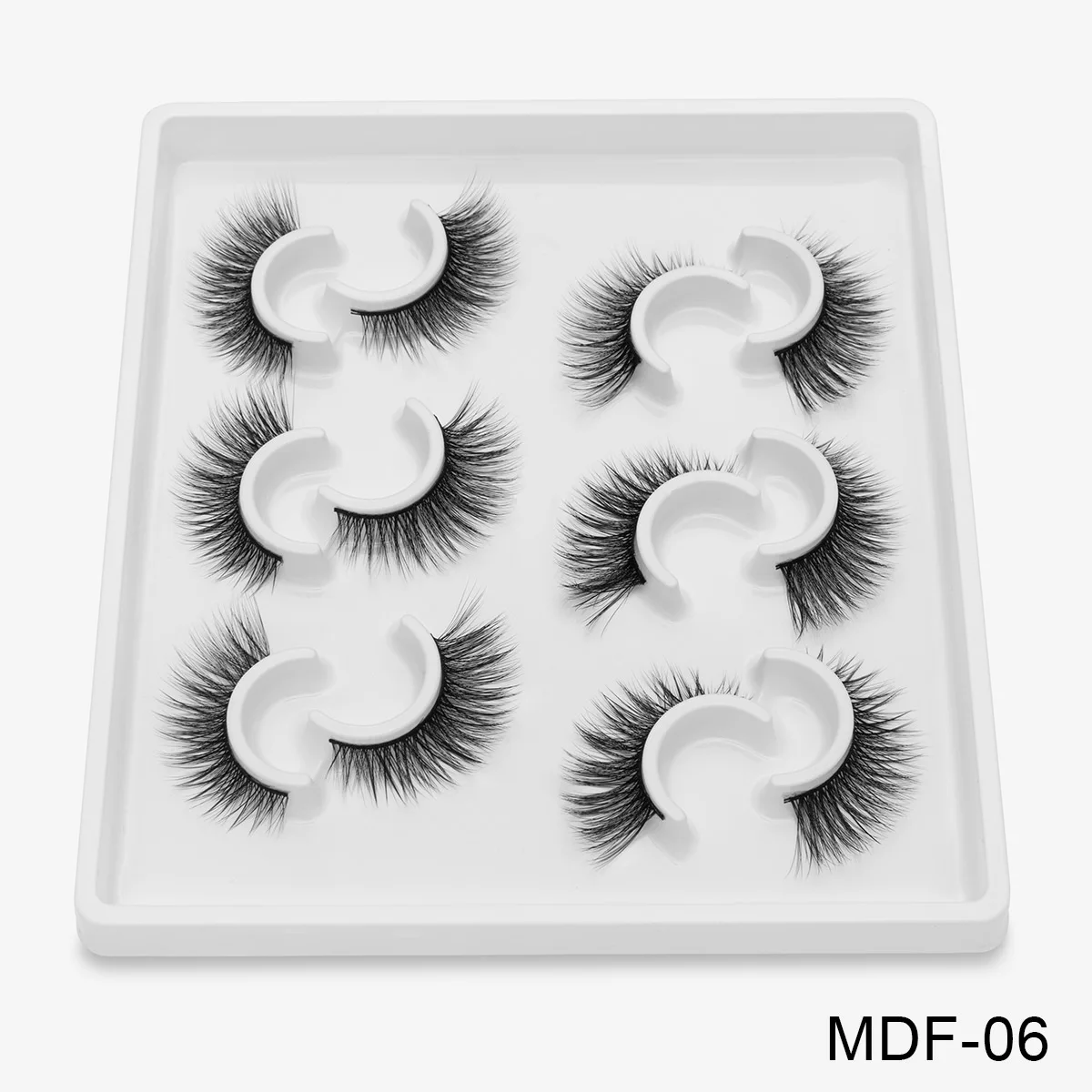 Ресницы из синтетического волокна - Цвет: MDF-06