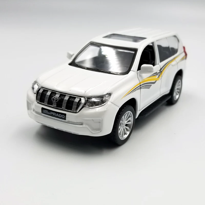 Весы для Toyota Prado внедорожники из сплава 1:42 металлическая модель литья под