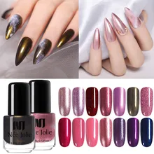 NEE JOLIE 73 couleurs vernis à ongles Holo paillettes rose couleur série tremper couleur vernis à ongles Art des ongles vernis manucure Design 3.5ml(China)