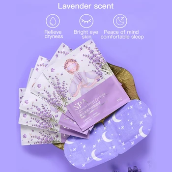 

Soothing Steam Eye Mask Moisturizing Soothing Fatigue Dark Circles Anti-puffiness Rose Lavender Eye Mask Q1