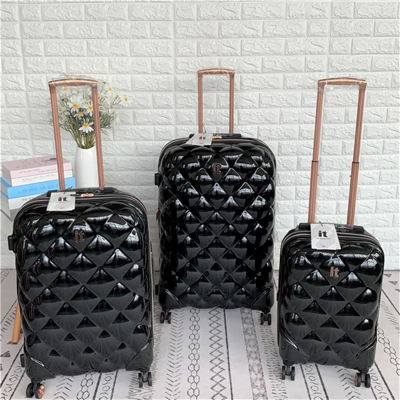 luggage set 3 pieces Travel tale 2" 25" 2" дюймовый чемодан 3 предмета в комплекте Спиннер чемодан Комплект троллейбусов из путешествия коробки - Цвет: luggage set 3 pieces