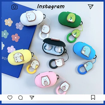 

Cute Korean Silicone Cover for Samsung Galaxy Buds / Buds+ Plus Case Bluetooth Earphone Case Wireless Headphone Skin Headset Box