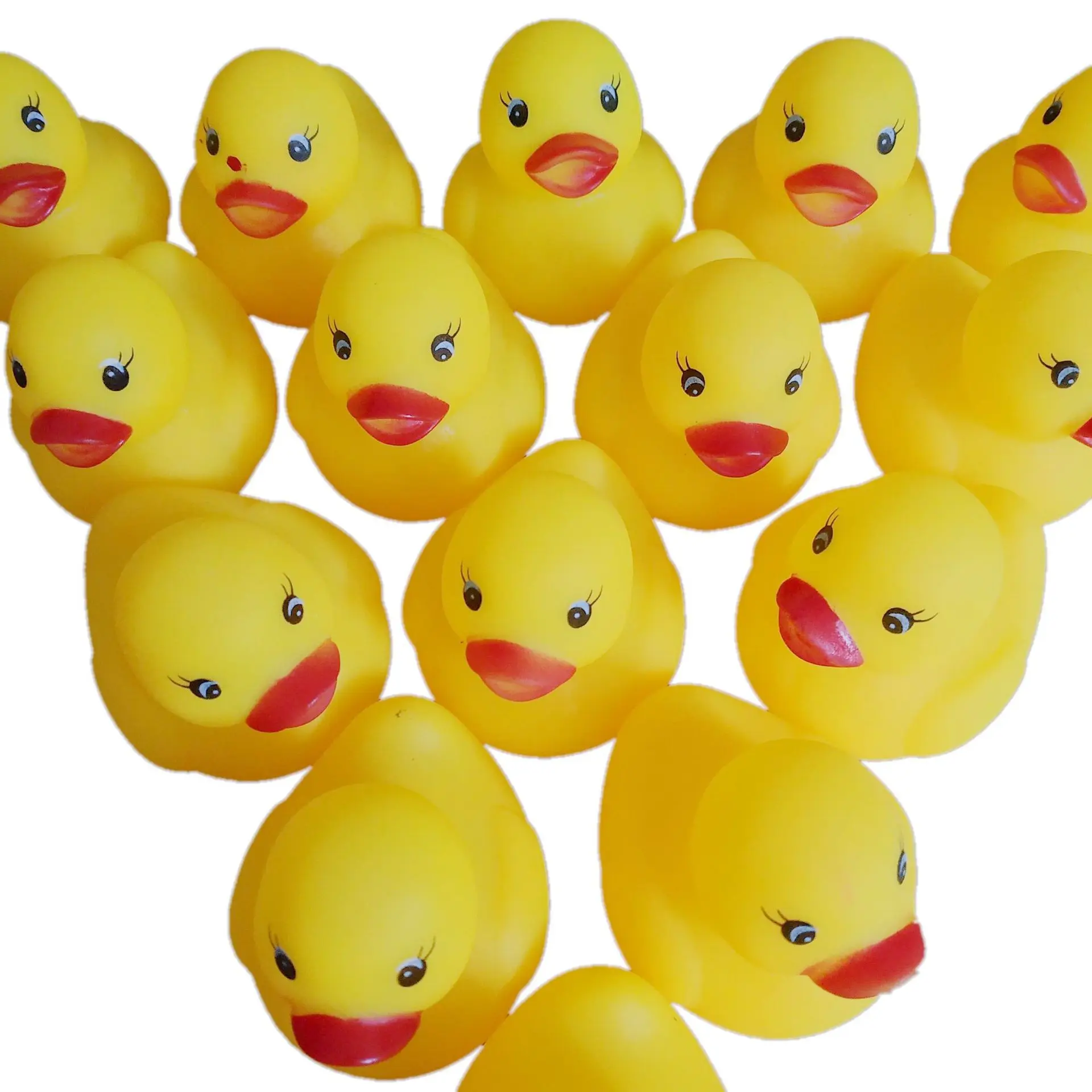 

Environmentally Friendly Bath tang su ya BB Called Shower Toy Duck Pinch Ring fu shui ya Bath Play with Water Vinyl Toy Rubber D
